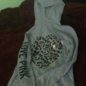 Pink Cheetah heat sweater